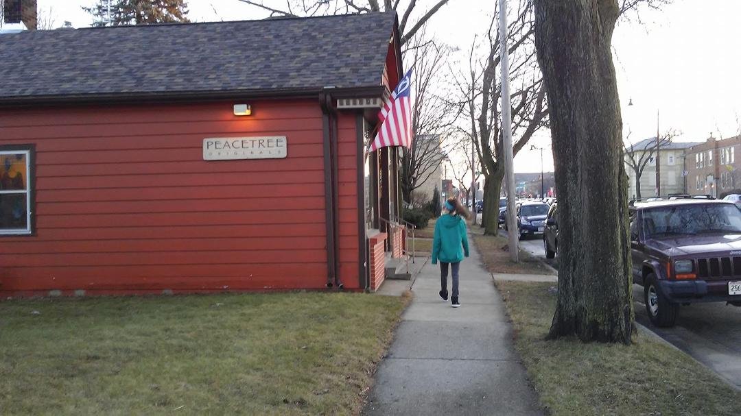 Went and check out this store it was a nice store Alyssa likes store too