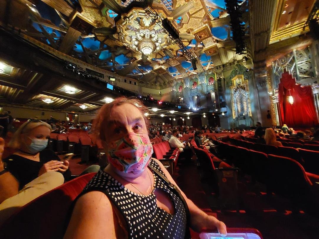 With my honey seeing Hamilton