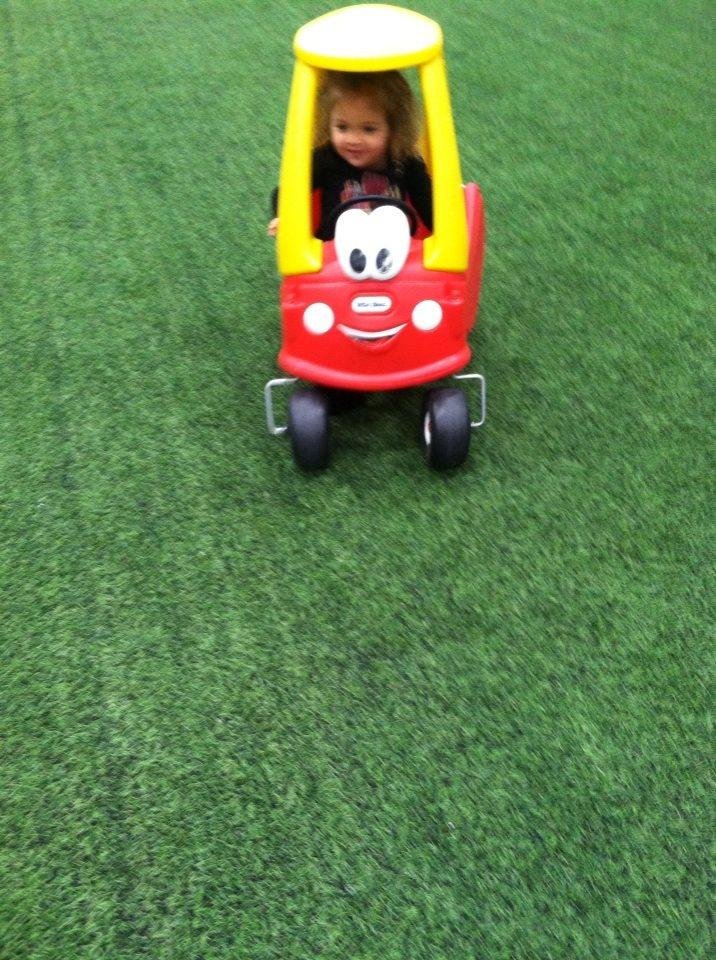 Took Stella to an indoor play space to run off that winter cooped up energy! She had a ball.