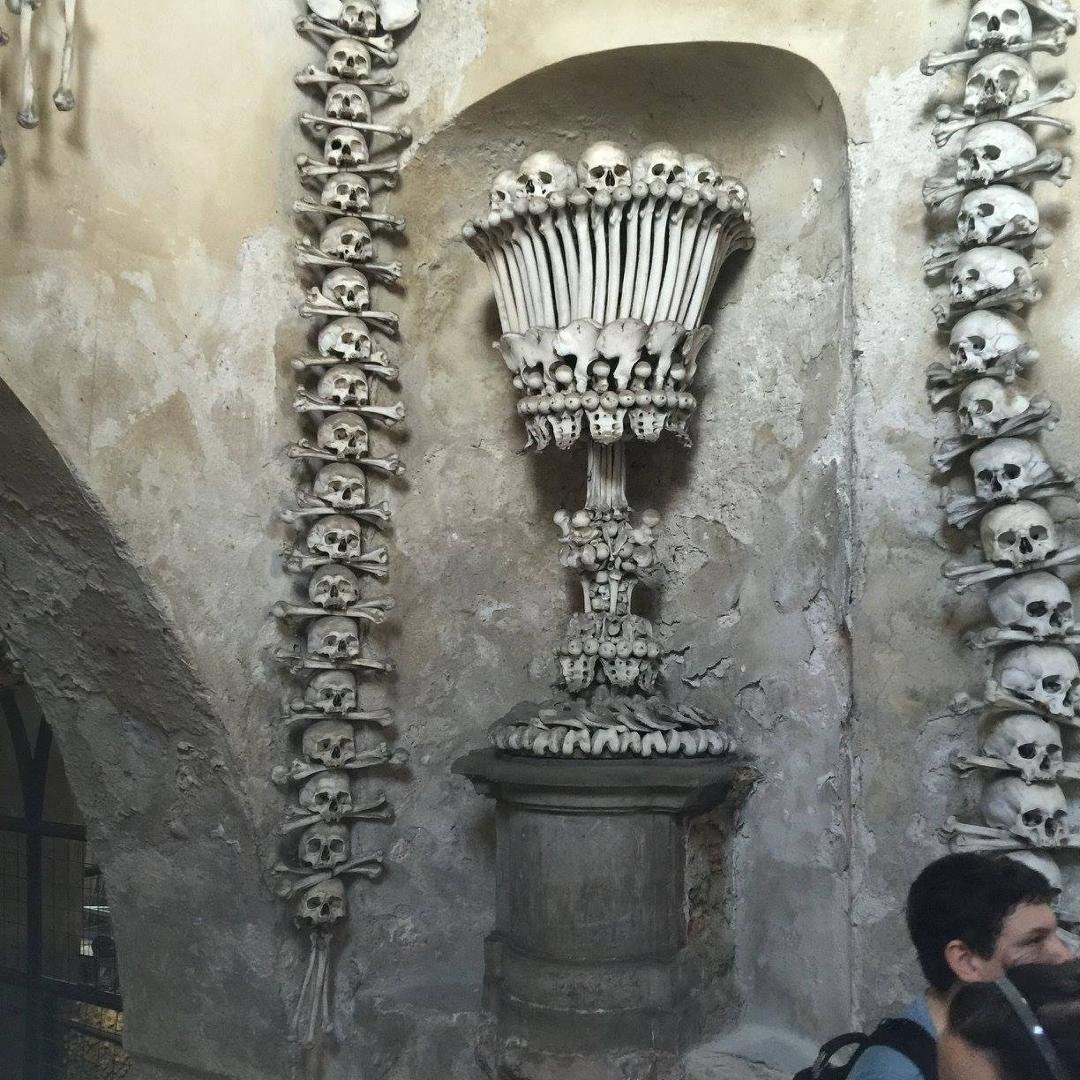 The bone church at Kutna Hora in the Czech Republic