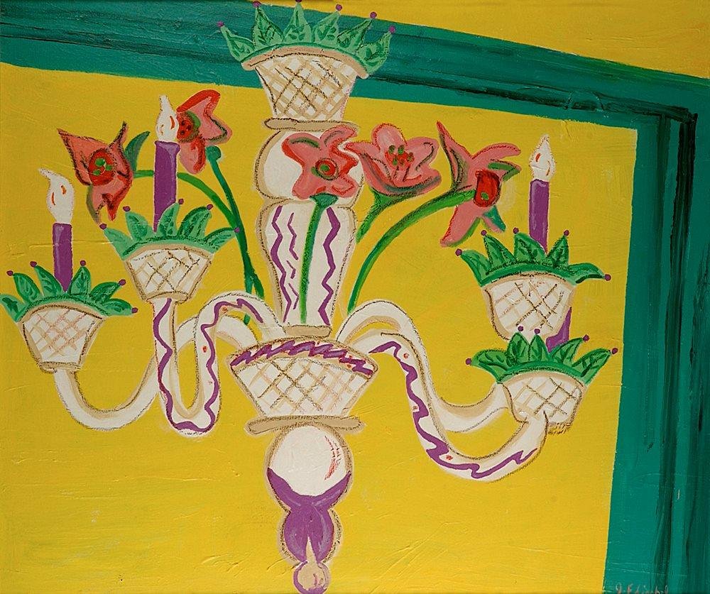 Wanted to share this great painting of a chandelier by my wife Jackie!