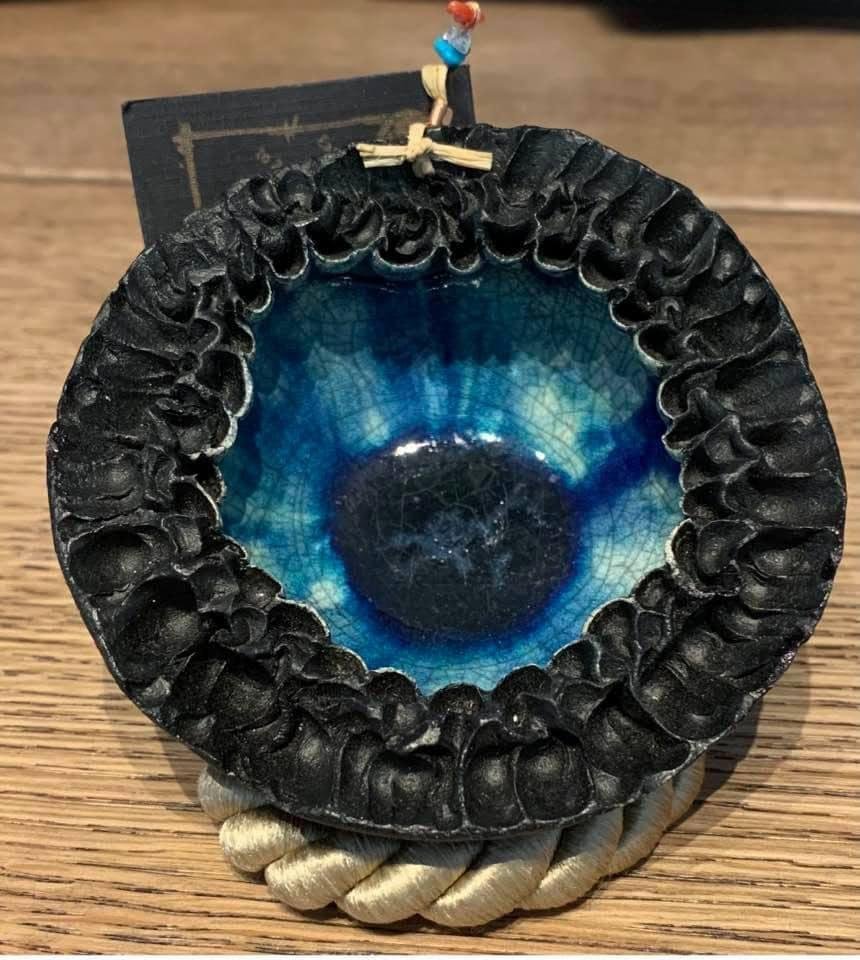 This is a crater Bowl from Maui. Cassie Butcher brought it back to us.