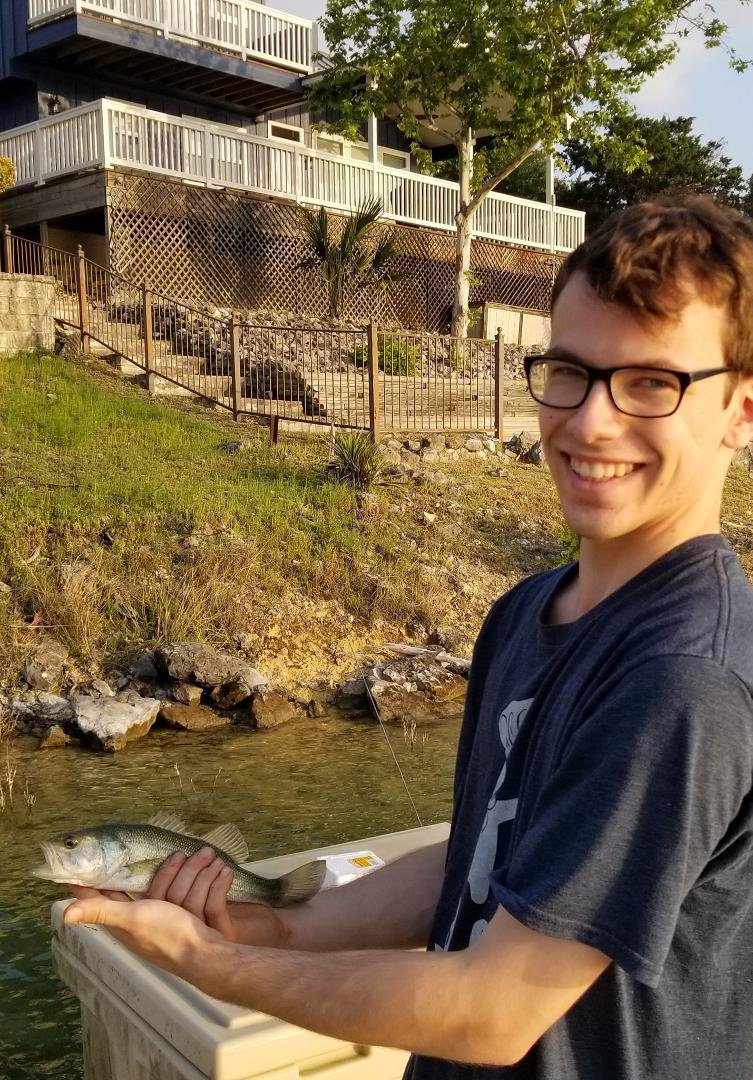 4/12/2019 - James caught a "throw back"!