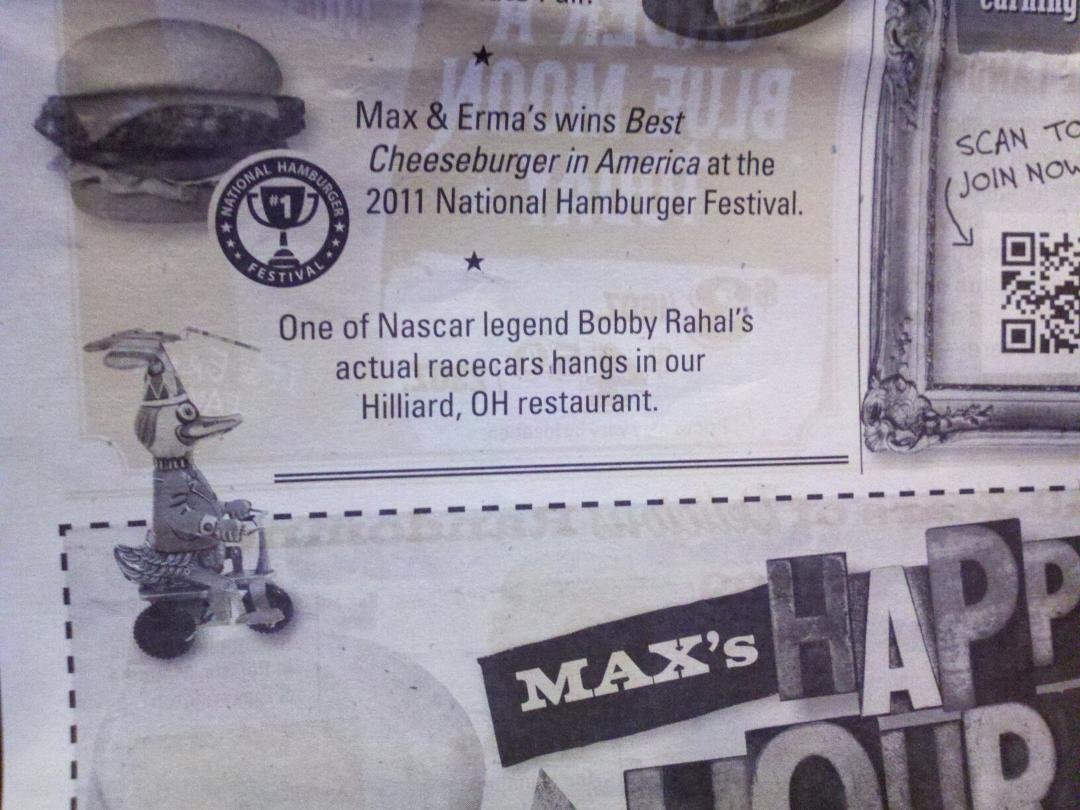 Did you know Bobby Rahal was a Nascar driver? According to this flyer