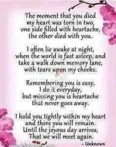 Just really missing you today. This house is so lonely without you. I love you Gary Welch