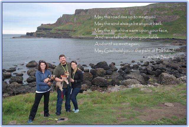Sad to say goodbye to these two and their pups! Thank you for a wonderful time in Ireland filled with travel, great food and lots of love!