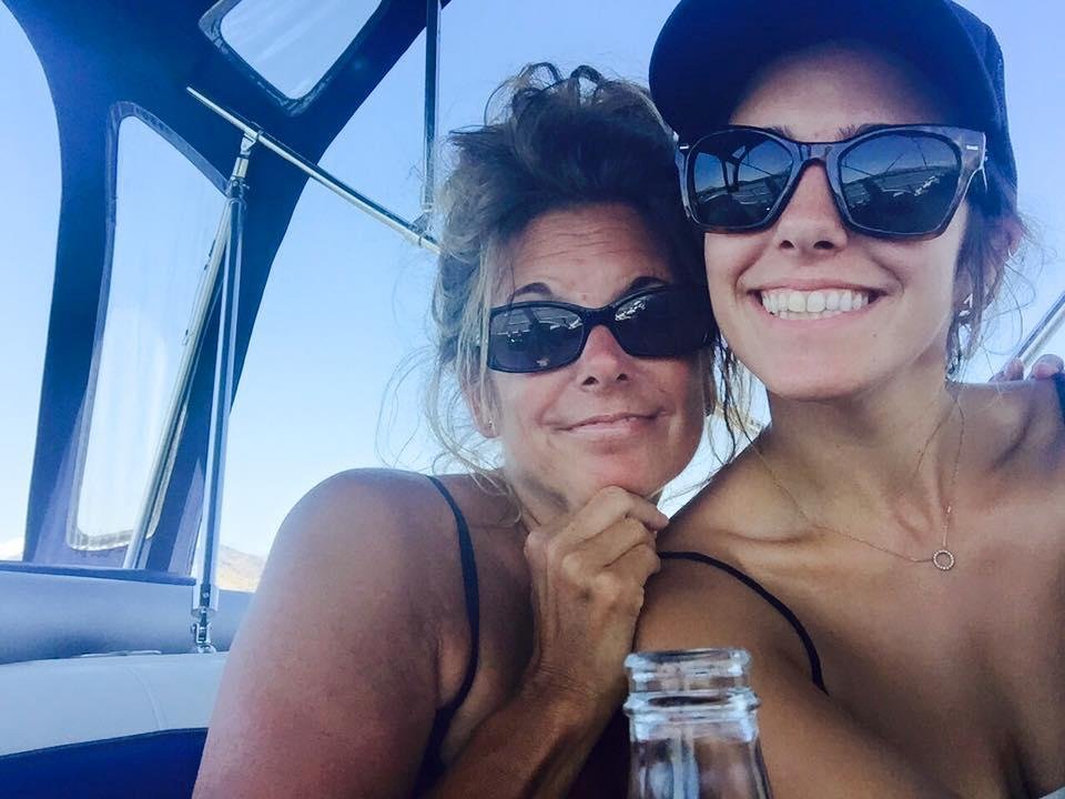 With my bee at the sandbar! Cheers