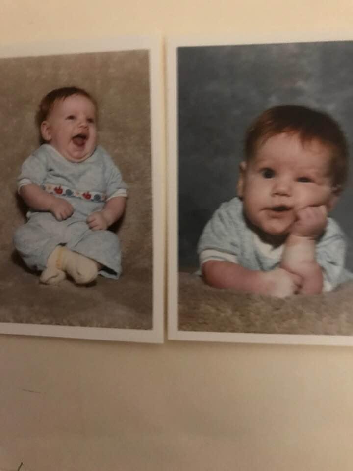 Thirty-four years ago, this precious beautiful boy was born my husband Rick and I. Your dad loved you very much, Jameson, and I still love you with all my heart. I hope you have the happiest of birthdays. Jamie was six w