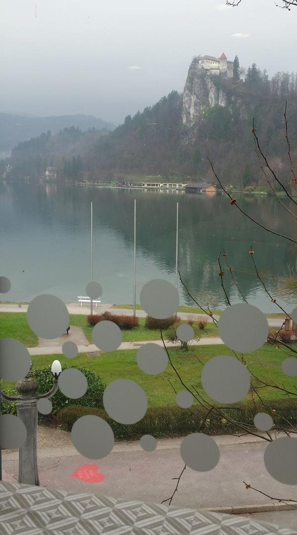 View from breakfast...and our room.
Bled Castle