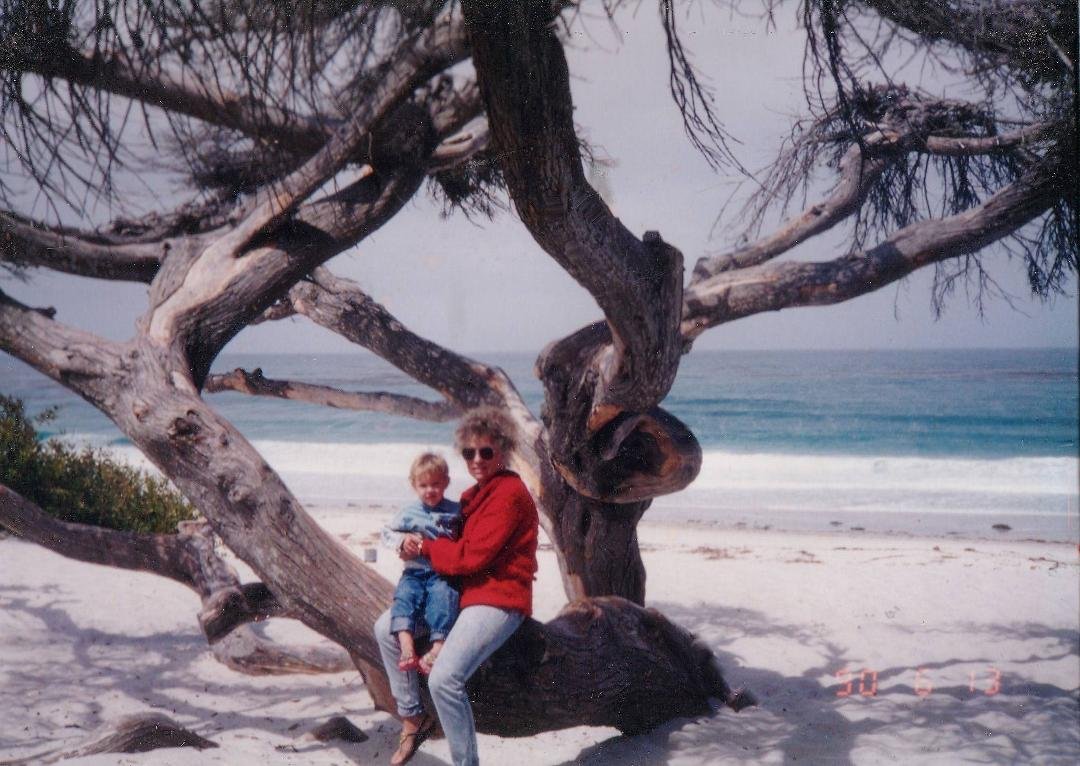 Shaun Geldert you've come a long way from this picture of us on the beach in Carmel!