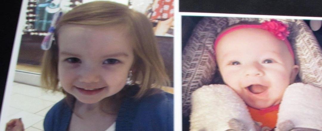 My Great-Granddaughters Laura and Avery Cousins