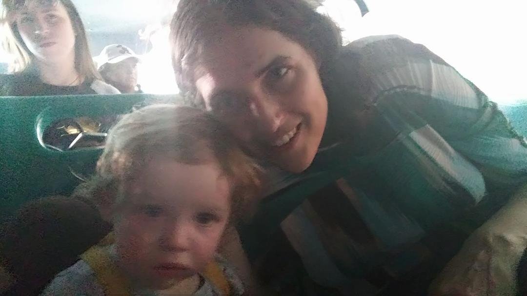 Me and my girl on "It's a Small World."