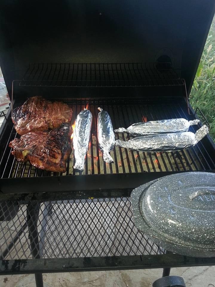 And big joints rapped in aluminum foil.