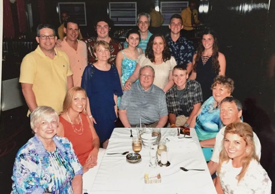 This was our entire family group on the cruise. Great trip with a wonderful group of people. Love them all.