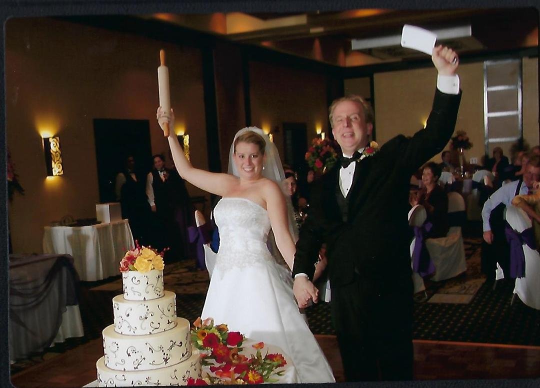 Happy 10th anniversary to Mrs. Lovett and Sweeney Todd..aka our daughter Elspeth and Tory Shaw. Still putting on the act!