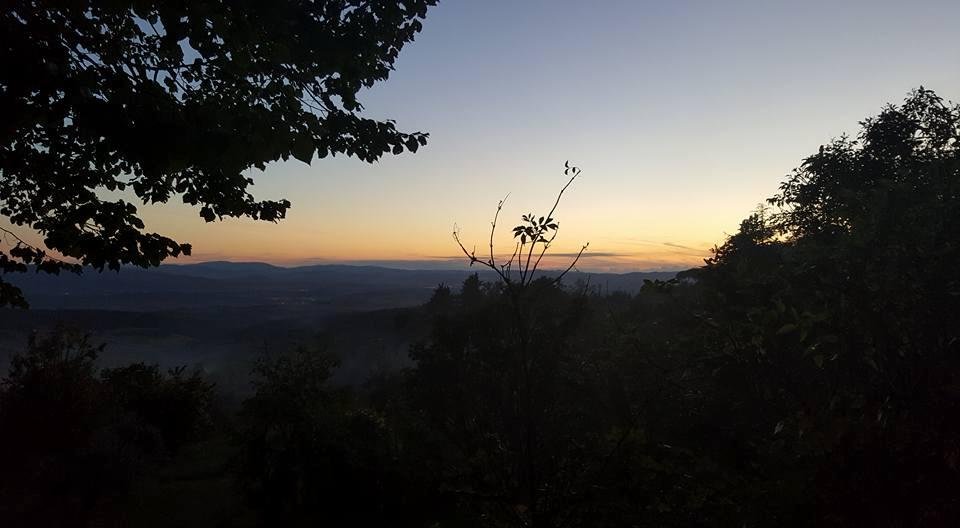Sunset and returning to Florence.