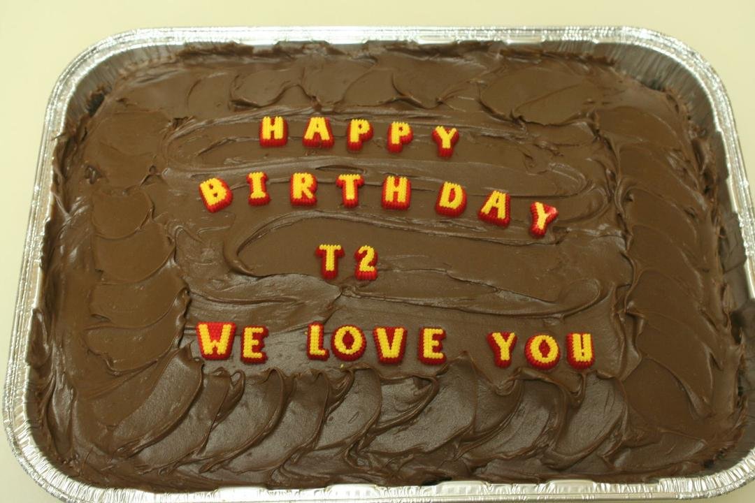 happy birthday son. you missed the best part