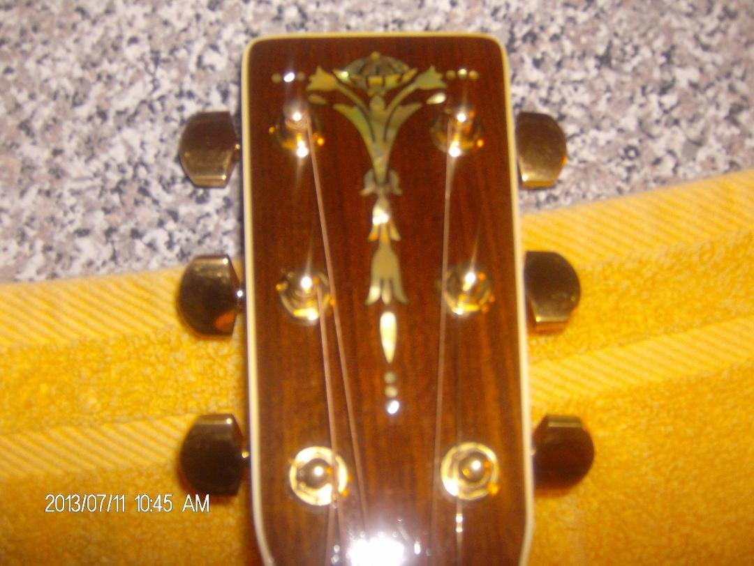 Any way my hand inlay's are just as good today, I'd like to think even better!!
Over the next few weeks I am going to post more of my work for you guys Acoustics and electric's for you all. A get to know me and the body of