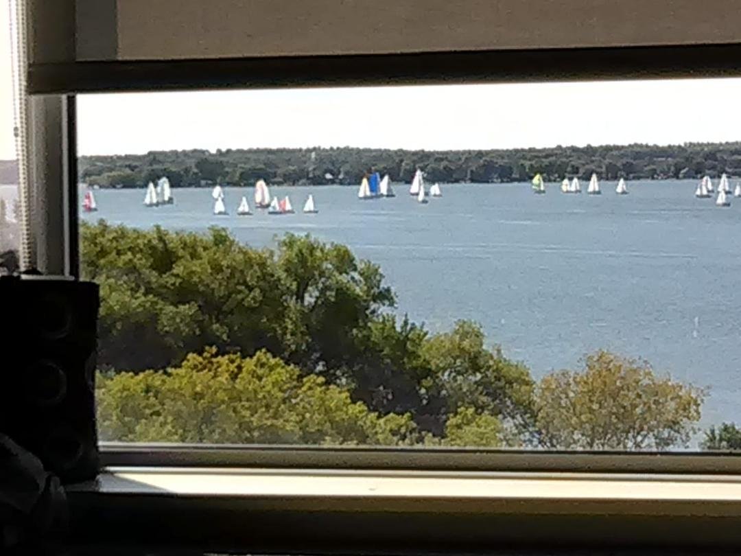 The view from Eric's room.