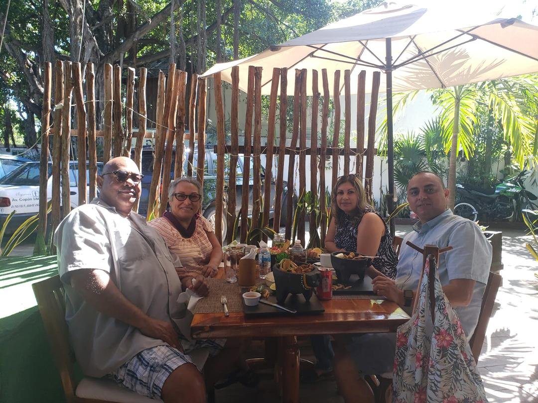 Having lunch with some good friends God-bless