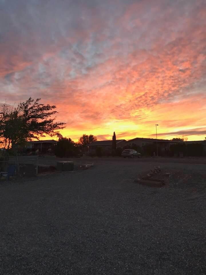 Sunrise in Desert Aire