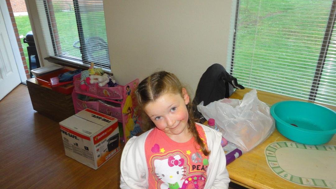Khloe, my beautiful second grand daughter, 6 years old