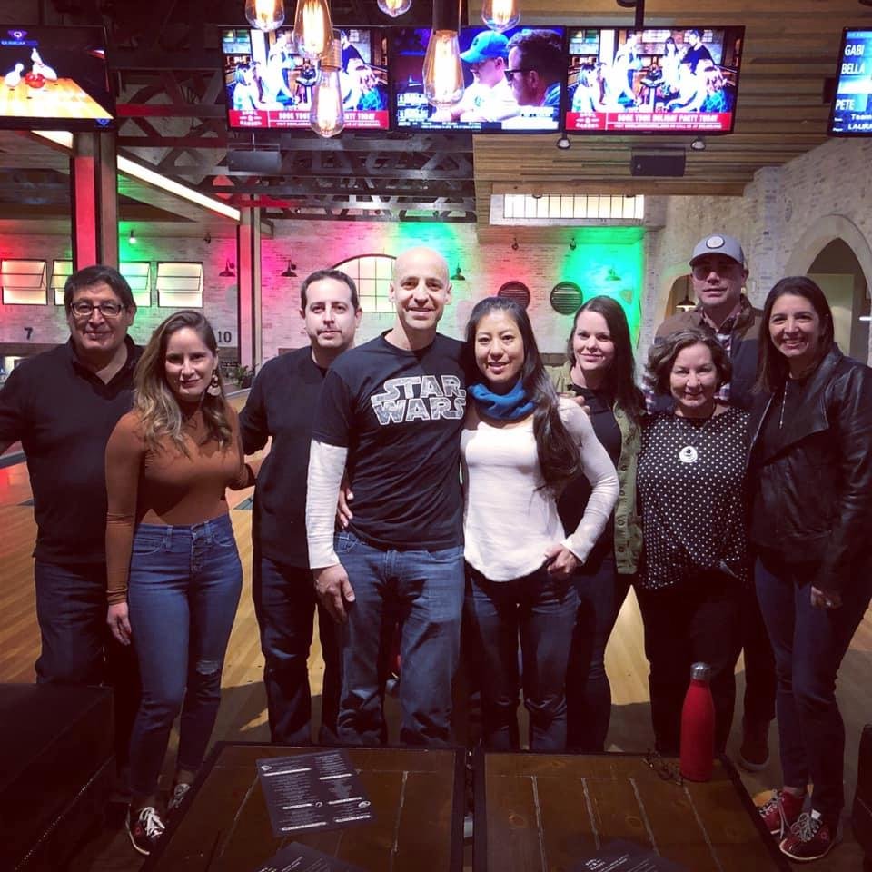 Bowling night with the family!!!!