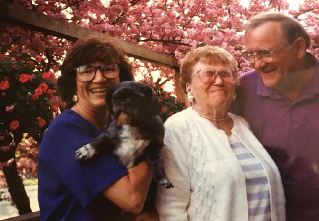 Missing my wonderful grandmother, Muzzie, as today was her birthday. Here she is with my mom and dad, unable to stop laughing at my dad’s silly banter. He loved to make her laugh! Truly miss them both. Happy birthday in Hea