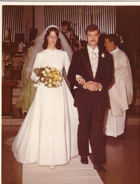 41 years ago today I married the love of my life. We were so young and full of dreams. A lot of water has gone under the bridge since then. We had four wonderful children who have grown to be terrific adults. We moved away