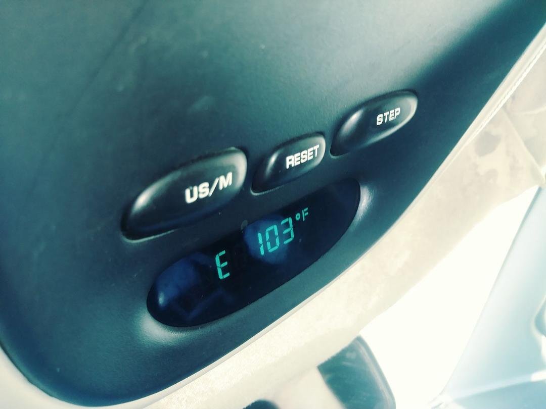 It's a tad warm today.