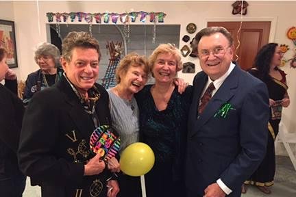 Musical Evening New Year;s Celebration at  musicians': John and Joan's home.