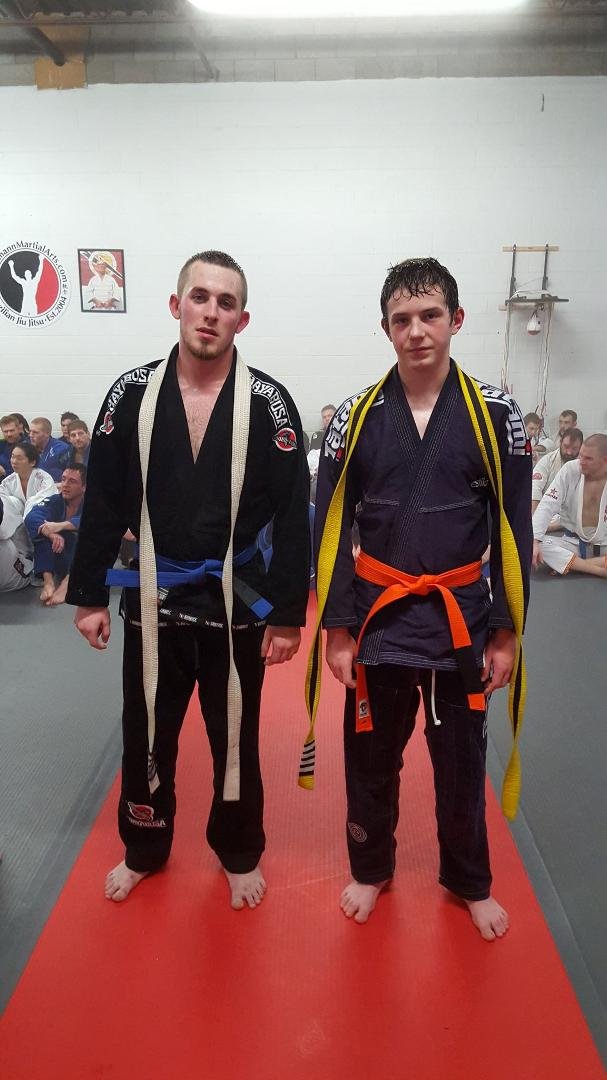 Jared's Orange Belt Grading. Thanks Adrian