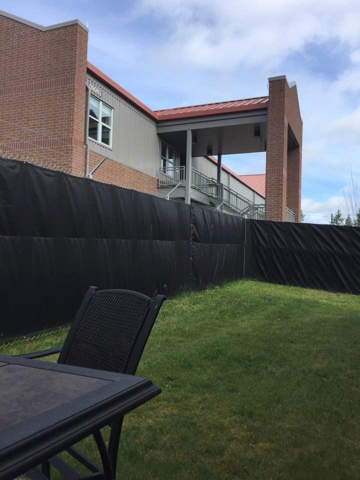 Is it me or does the back of my fire station starting to look like a prison?