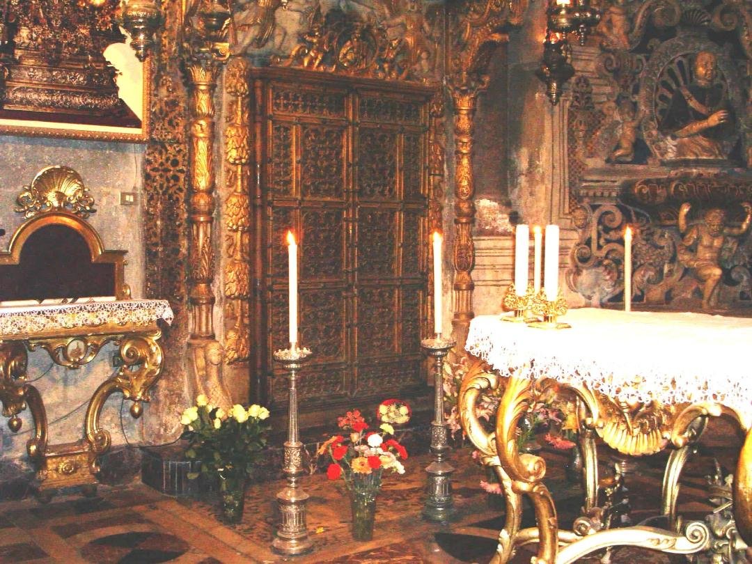Today, Feb 5, we celebrate St. Agatha. 
This is her tomb in Catania, Sicily

St. Agatha, pray for us.