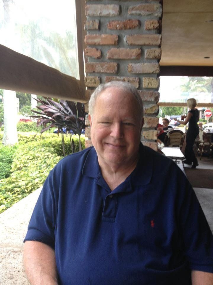 Larry & me having lunch at Brewzzi's.