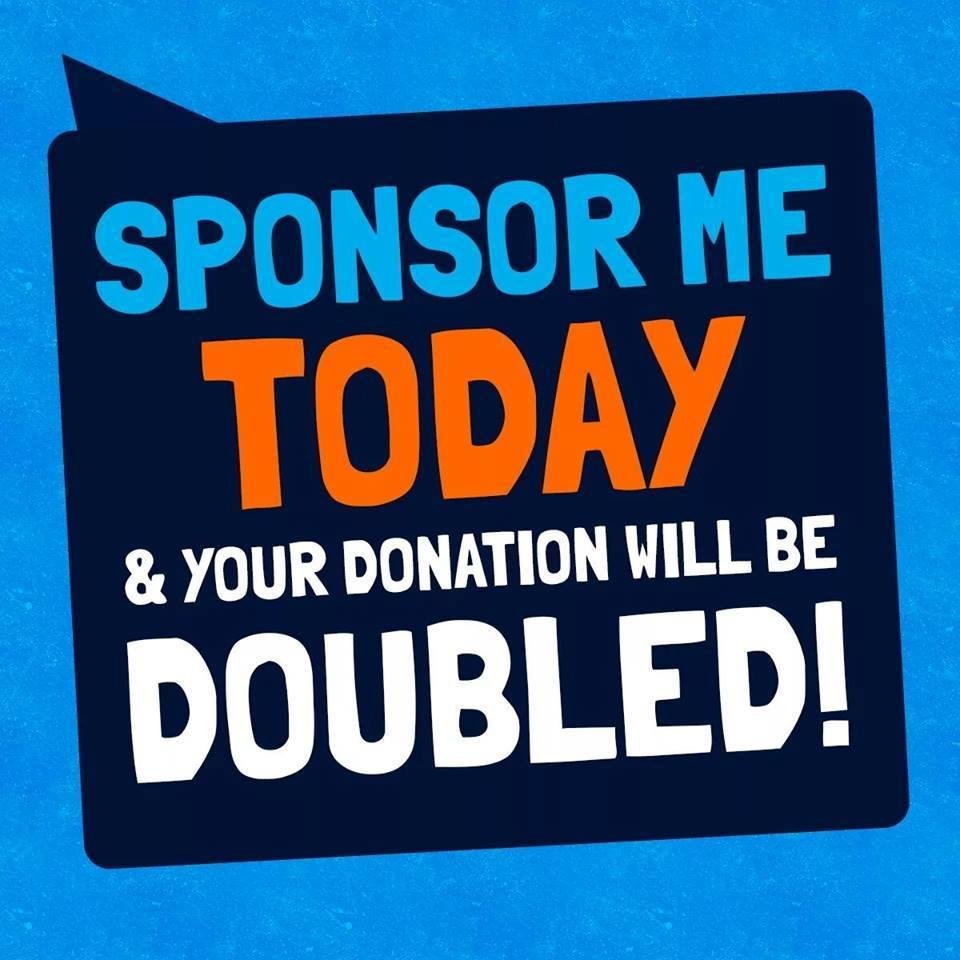Any contribution you make today 6-15-2016 will be doubled. Help the Great Cycle Challenge "Kick Cancer's Butt" by donating any amount small or large.
You can make a donation to sponsor me by going to my personal page for t