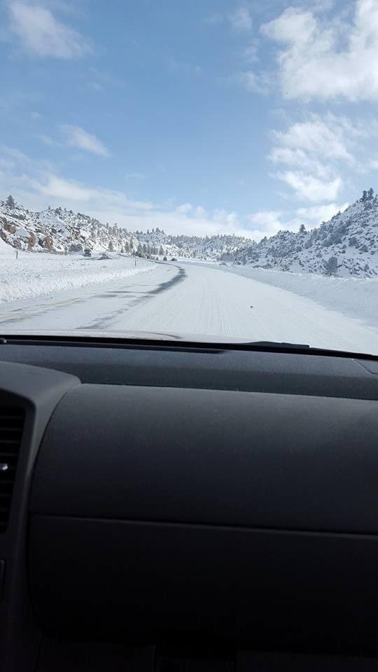 395 south of Mammoth Mountain.