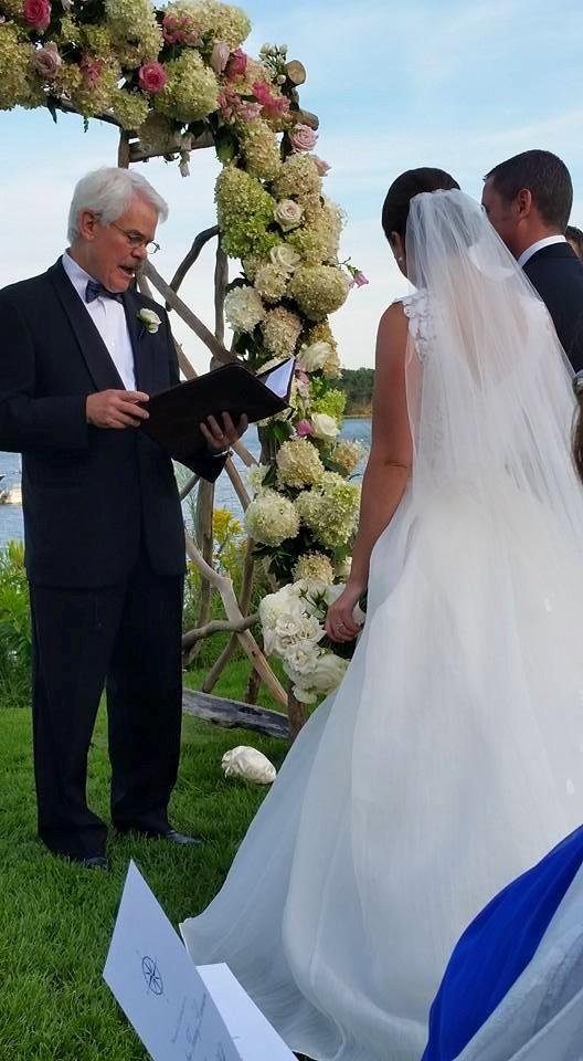 My special brother in law Ken Miller did the honors...truly a family event