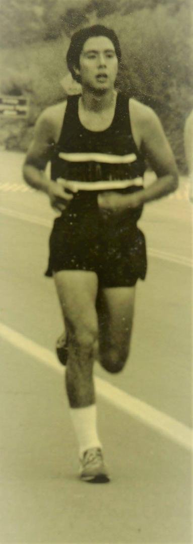 My only picture running for Santa Ana College.