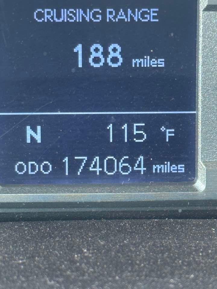 Meanwhile in Tulsa.....CRAZY HOT!!!! Temperature on my car thermostat after sitting in a parking lot for one
hour. Last night after dinner.... about 7 pm, the temp was 122 degrees!!! Also, the AC at Target in Tulsa Hills