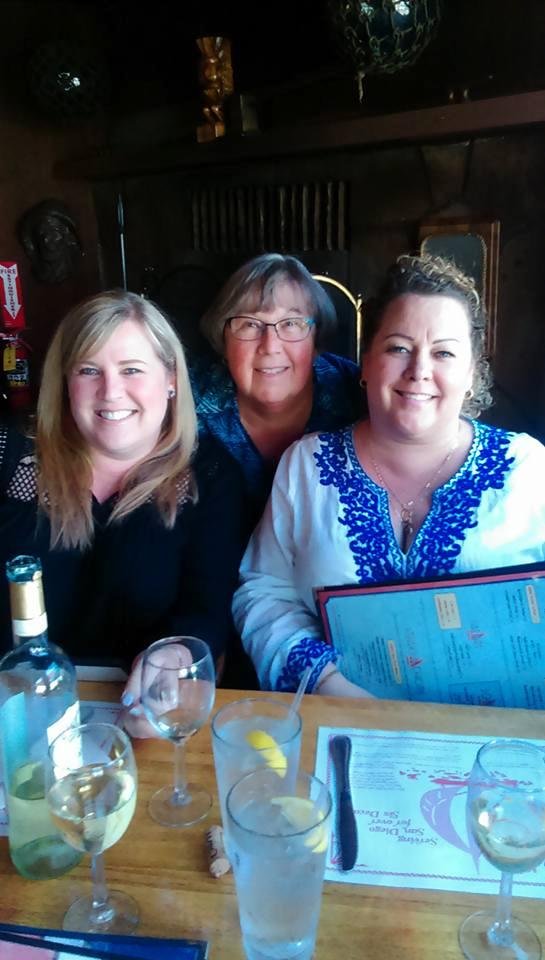 Early Mothers' Day dinner with Amy Cici ChuyBoyle, Holly Boyle and Mr. Wonderful