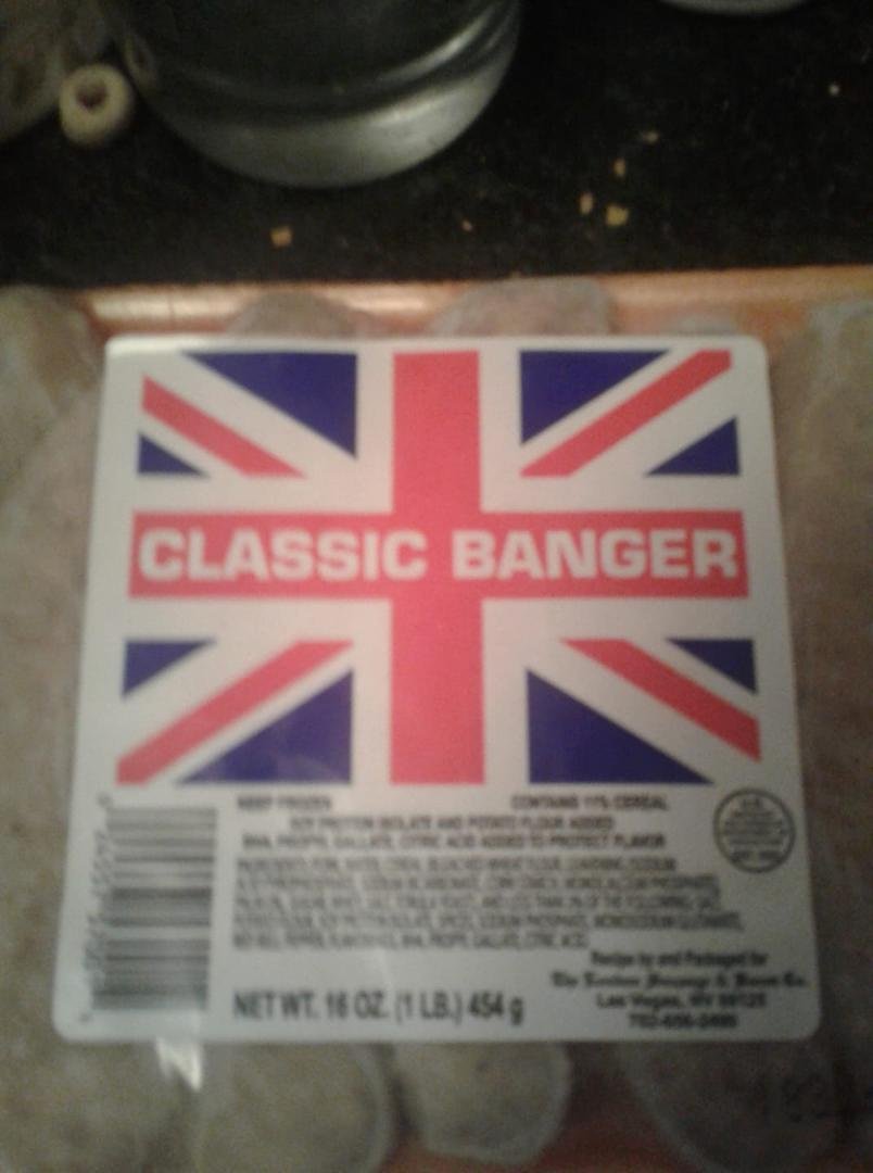 Bangers and Mash! It's what's for dinner!
