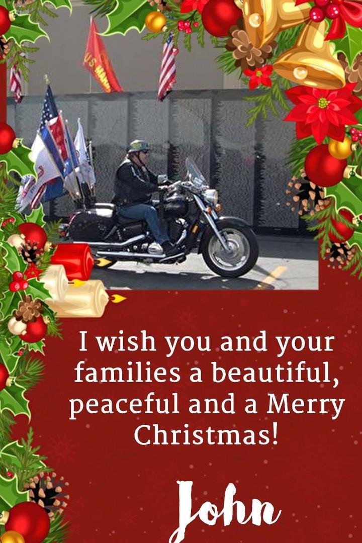 Merry Christmas to all Family and Vets and those serving