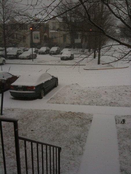 Damn, it's snowing again.  Good thing I have my "meds".