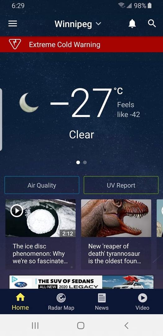 Gotta love Winnipeg at this time of year. -2 yesterday, now this. I want to go south until winter is over!