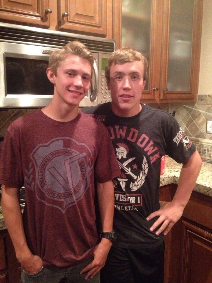 Aubrey and Cory. The graduates. Congrats gma is proud of you