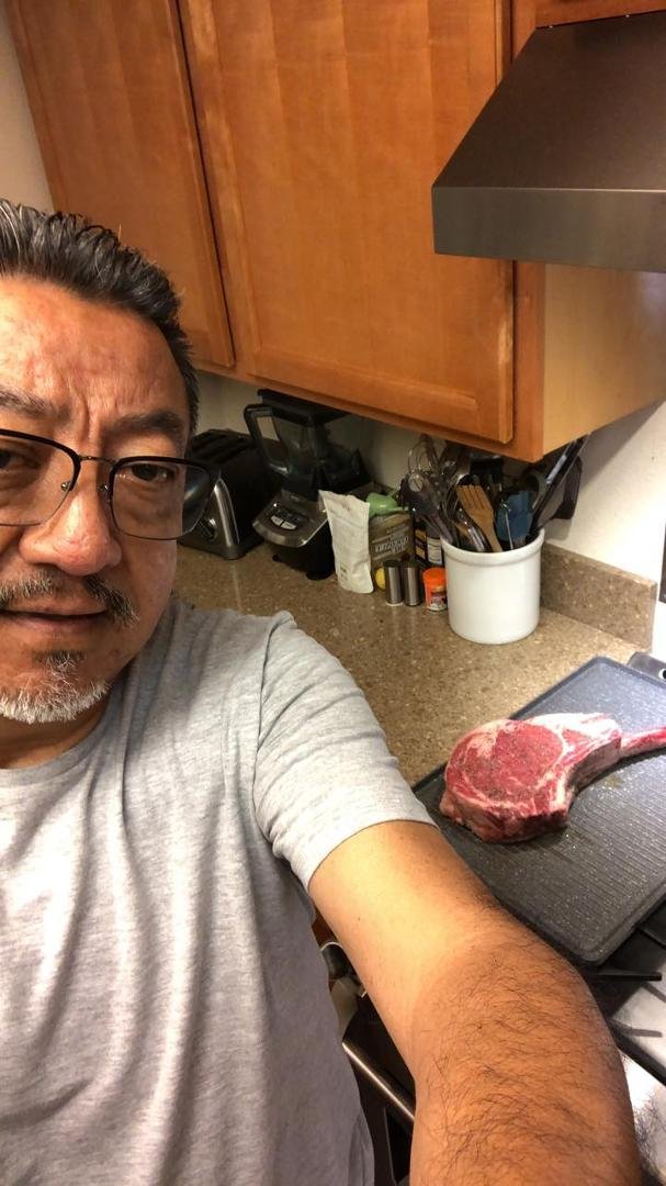 Dinner should be up shortly. I feel like Fred Flintstone.