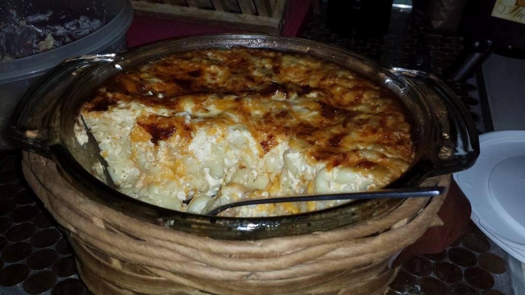 Holy cow that is super macaroni pie. Thanks for your kindness. And the awesome flowers
