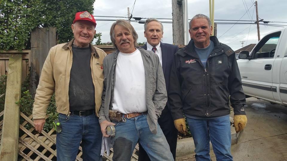 Bunch of Good Ole Boys we've all known each other forty years plus.  1st time we have all worked on the same job together.
