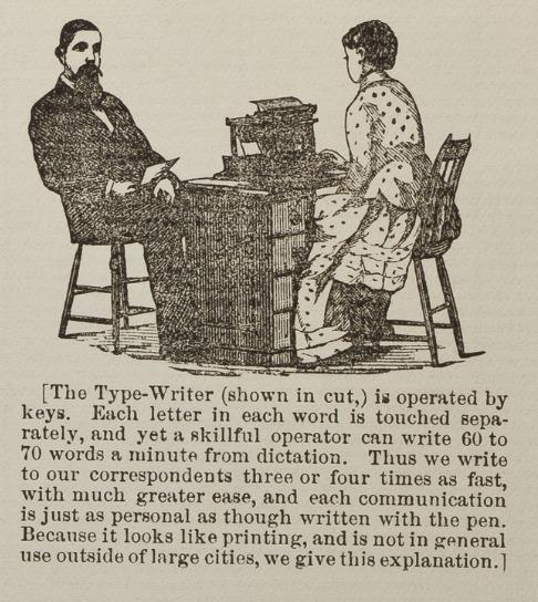 A new invention (in the 1880s) for you to see.